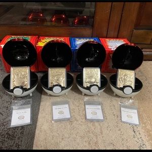 1999 limited edition 23k gold plated Pokémon card